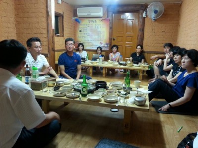 마당쇠마을 각팀임원모임 스케치